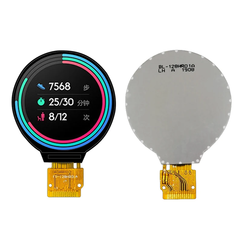 1.28 Inch Display 240*240 IPS Screen SPI Round Lcd Tft For Smart Watch