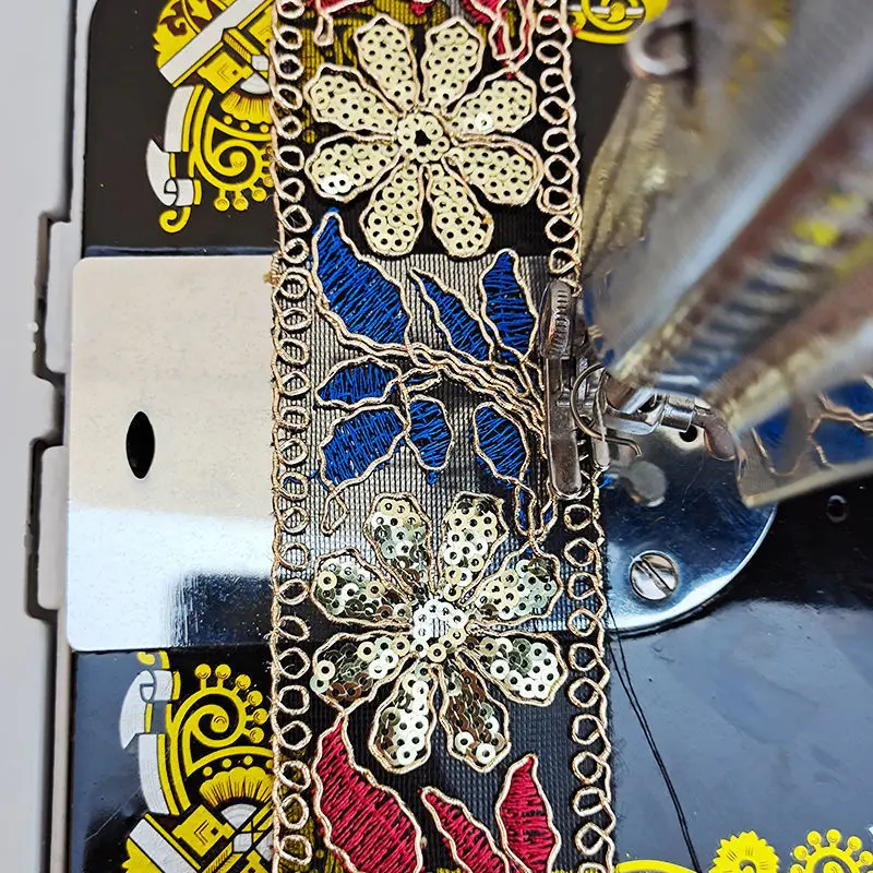 Vintage Embroidered DIY Apparel Sewing Fabric National Style Needlework Handmade Clothing Fabrics Patchwork Home Decoration New