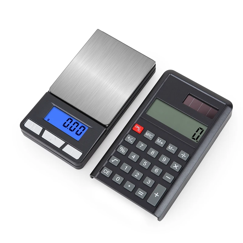 Electronic Calculator Scale 200g 0.01g 500g 0.1g Precision Digital Jewelry Gold Gram Scales