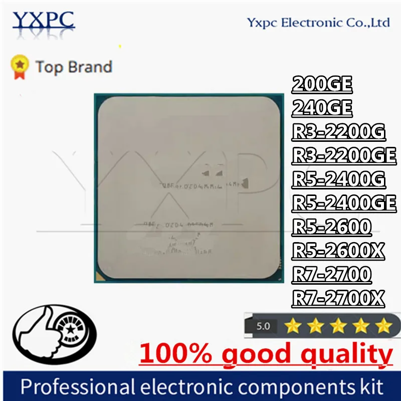 CPU-AM4-200GE-240GE-R3-2200G-R5-2400G-R5-2400GE-R5-2600-R5-2600X-R7 ...