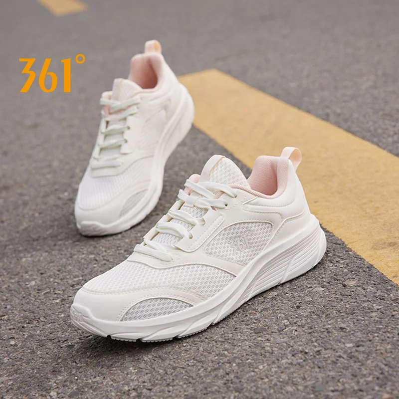 361 Degrees New Women\'s Running Sports Shoes Shock Absorption Rebound All-match Fashion Comfortable Sneakers Female 682412202