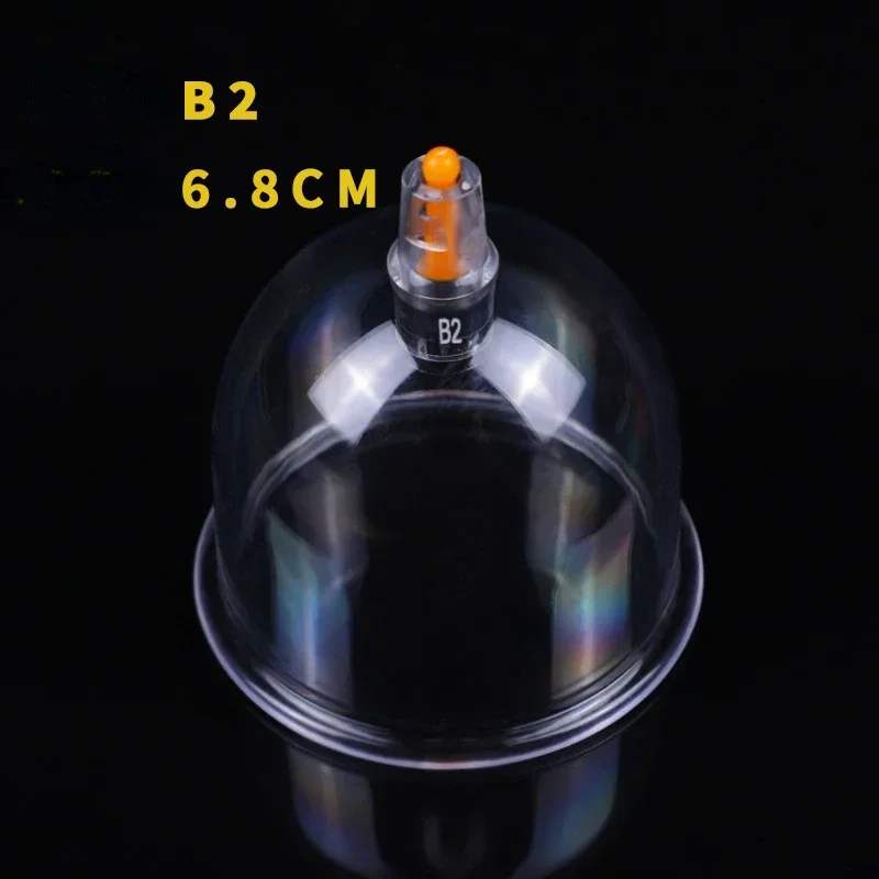 1pc Vacuum Cupping Massage Jar Cans Chinese Medicine Physiotherapy Anti-Cellulite Suction Cups Body Massager Healthy Care 2