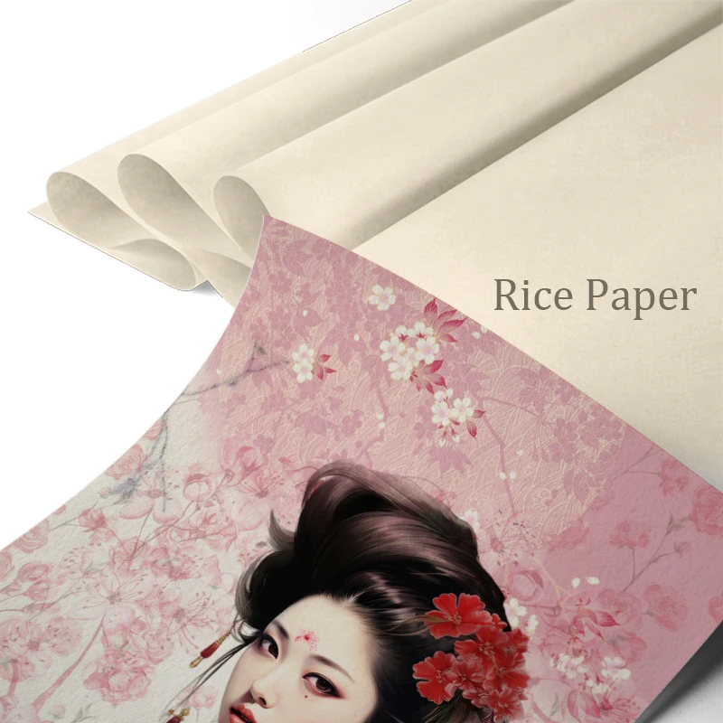 일본 스타일 사쿠라 레트로 스크랩북 장식, 빈티지 정크 저널, 쌀 종이 오리지널 디자인, WuleeGift S24052801, 8 개