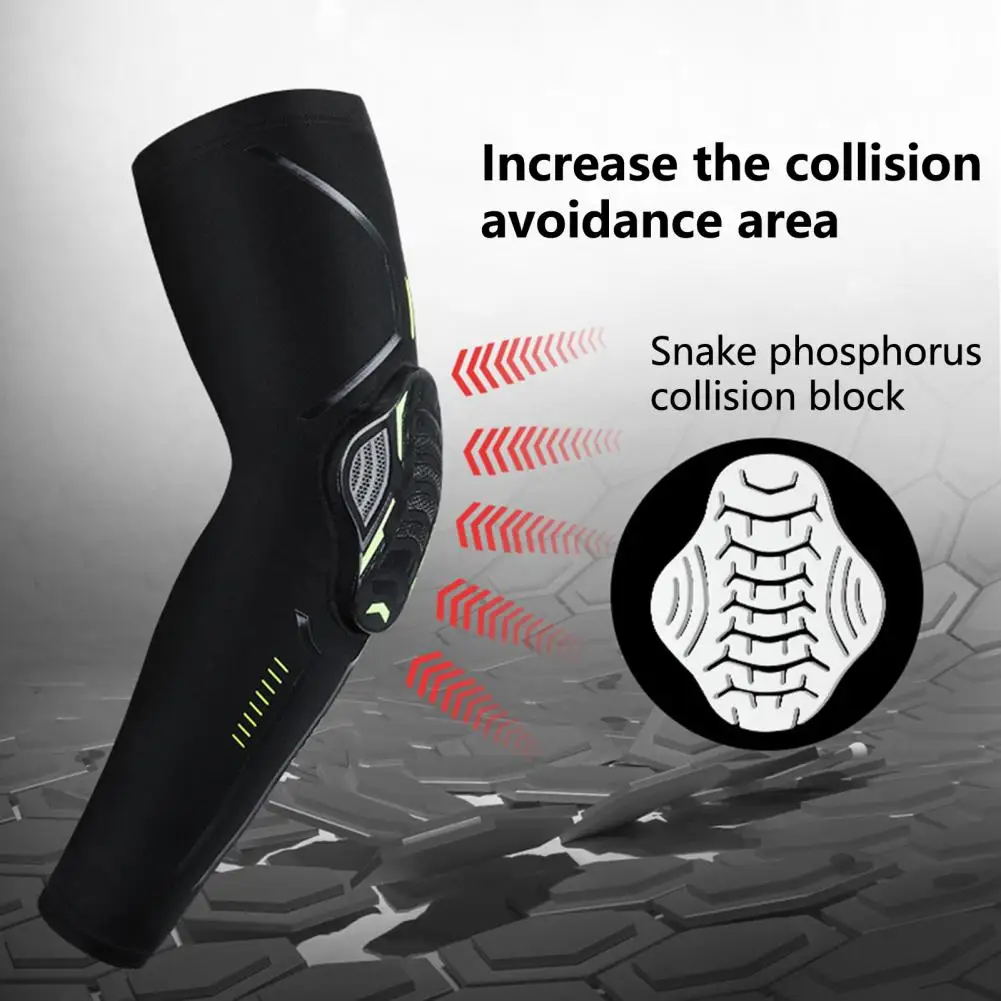 1Pc Arm Protector Honeycomb EVA Crash Pad Shock Absorption Elbow Protection Not Tight Men Women Sports Elbow Arm Brace