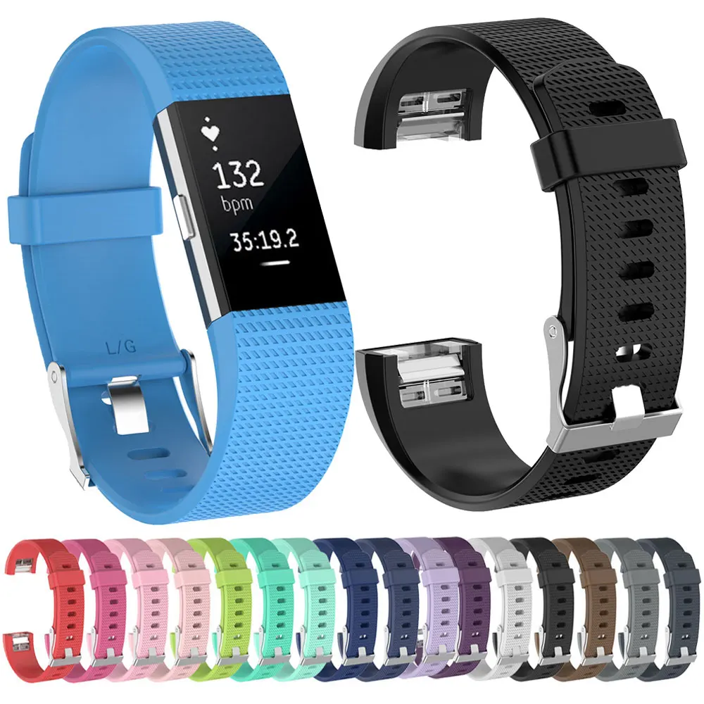 

Watch Strap For Fitbit Charge 2 Charge2 Silicone Wrist Band Bracelet Smartwatch Replacement Watchband Accessories