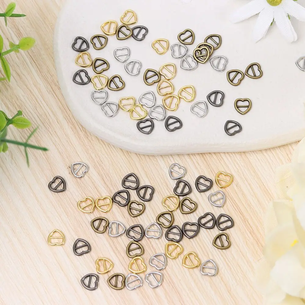 Mini Heart Shaped Buckle for Doll Bags and Clothes