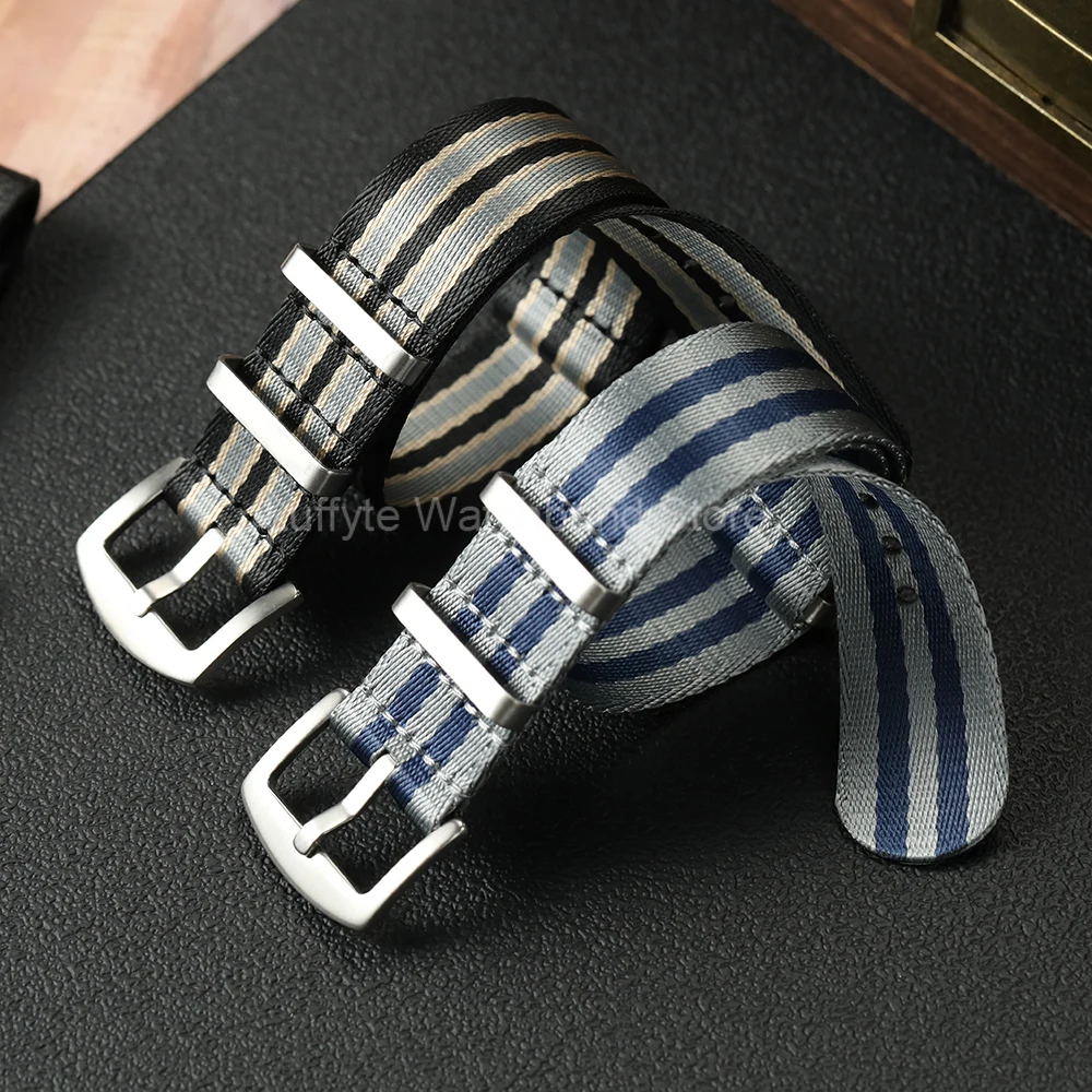 Premium Soft Nylon Watch Strap - Men's Watch Band Accessory