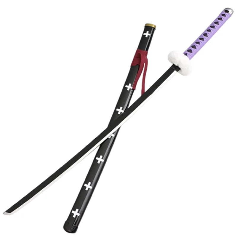 Cosplay Trafalgar Law Ghost Cry Weapon Wood Sword Role Playing Trafalgar D Water Law 104cm Prop Katana