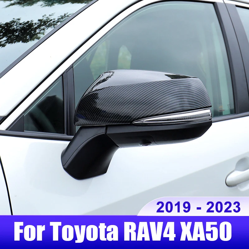 

For Toyota RAV4 XA50 2019 2020 2021 2022 2023 RAV 4 XA 50 Hybrid Car Rearview Mirror Side Molding Cover Trim Shell Accessories
