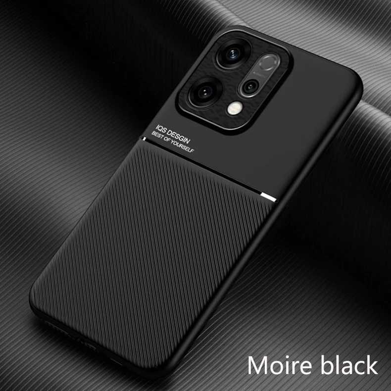 Shockproof Magnetic Car Holder Leather Silicone Case