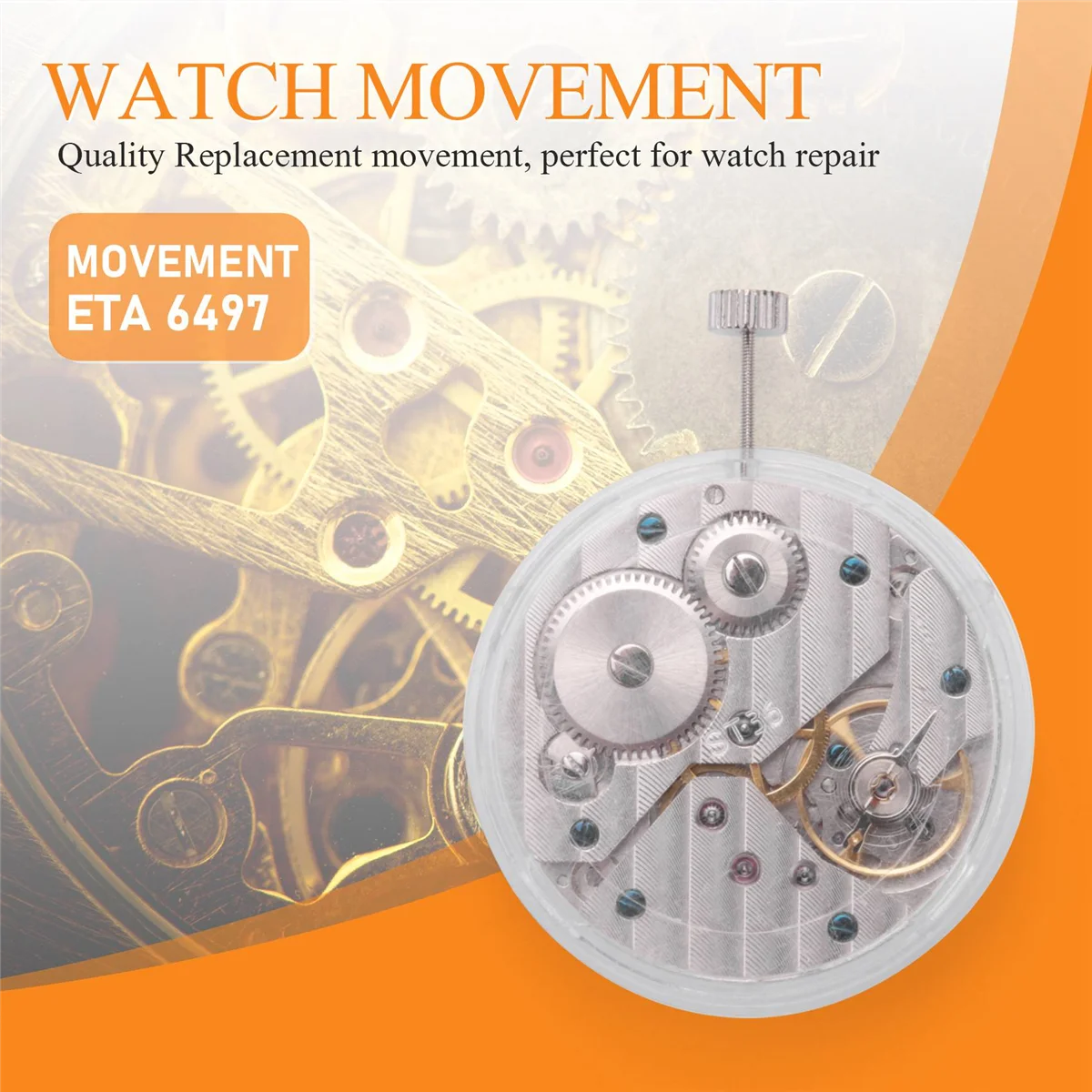 Lobamop Movimento ST3600 17 Jewel ETA 6497 Modello di Movimento Parte di Orologio Adatto per Orologio da Uomo Movimento Meccanico un Carica Manuale