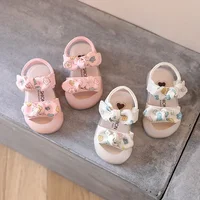 Girls Sandals Baby Baotou Toddler Shoes Girls Princess Shoes Soft Sole Girls Baby Shoes 5
