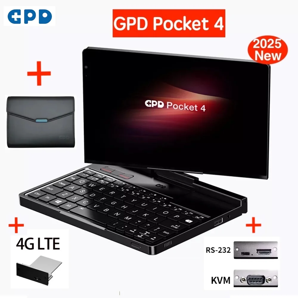ミニPC GPD Pocket4 (Ryzen AI 9 HX 370/64GB/2TB) GPD announces official pricing for its Pocket 4 mini-laptops