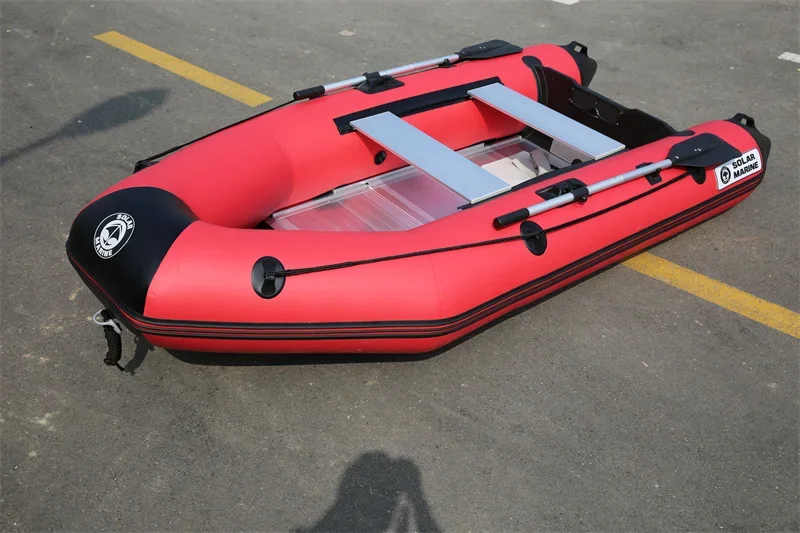 SolarMarine PVC 3M Rigid Inflatable Boats High Quality Assault Boat River Raft Dinghy with CE Certificate 4luxury life vest