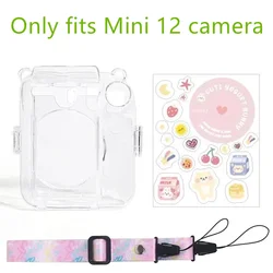 Transparent Camera Case Protective Carry Bag with Shoulder Strap (For Mini 12 Set 5)