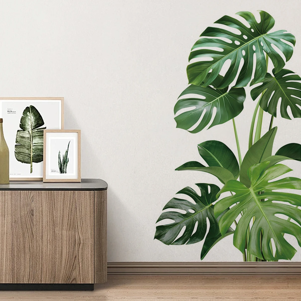 Large Monstera Leaf Wall Decal 1