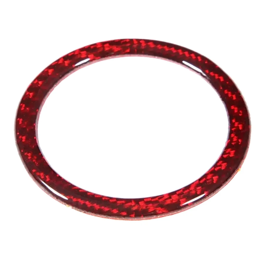Engine Start Button Ring Trim Decoration Left-Hand Driving Fits for Subaru BRZ 2013-2017 Carbon Fiber Red | Автомобили и