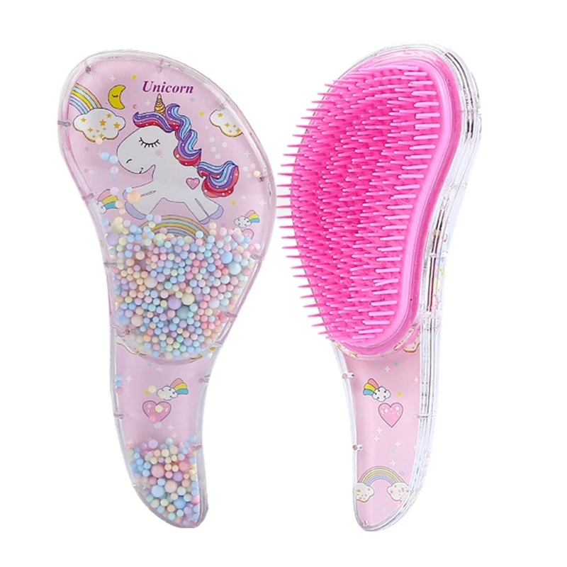 Detangling Hair Brush Children Detangler Comb Soft Bristles Gently