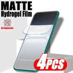 4 - Pack Matte Screen Protective Film - Anti - Fingerprint Hydrogel Protector (For Nord 2 5G)