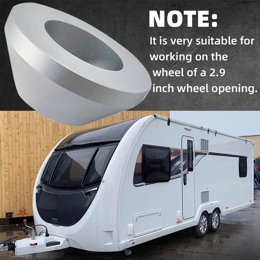 1Pcs 자동차/트럭 수동 타이어 체인저 센터링 콘 알루미늄 합금 타이어 콘 조정 가능한 버킷 오프닝 액세서리 타이어 수리 도구