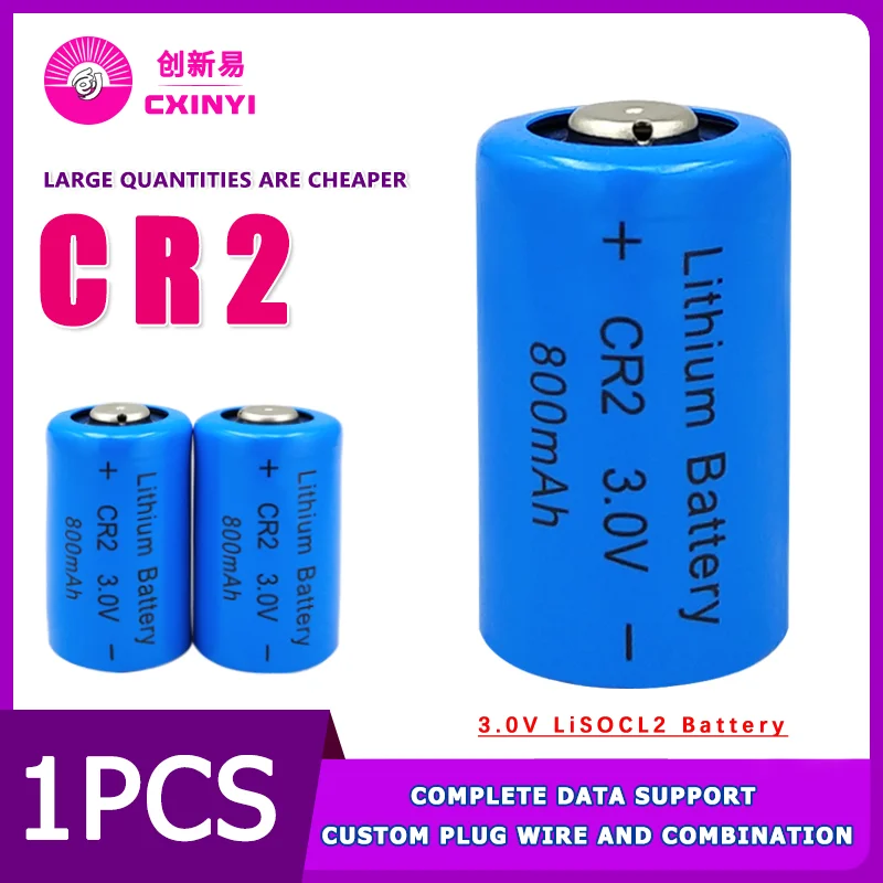 Cxinyi Cr2 Batteria Al Litio 3V 800Mah Attrezzatura Per La Misurazione Della Distanza Da Golf Fotocamera Polaroid Telescopio Per Visione Notturna Batt