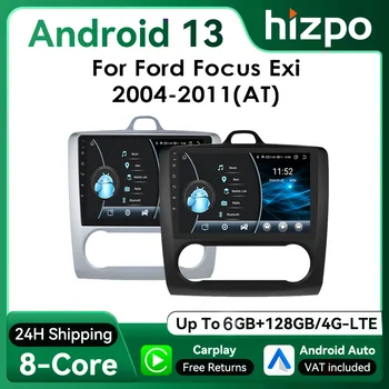 Hizpo-Radio con GPS para coche, dispositivo con Android 13, 2DIN, 9 pulgadas, Navi, BT, 4G, RDS, DSP, SWC, UI8581, para Ford Focus 2, Mk2, 2004 - 2011 1
