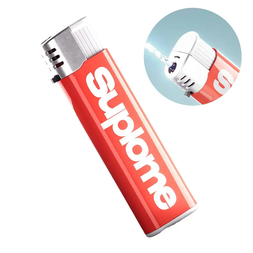 New Kids Toy Lighter Water Gun Press To Spray Water Trick Prank Party Treat Or Toys Funny Favors Gadgets D9l6