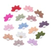 10Pcs New Silicone Beads Colored Petal Style Spacer Beads For Jewelry Making Diy Handmade Pen Teether Toy Bracelet Accessories 2
