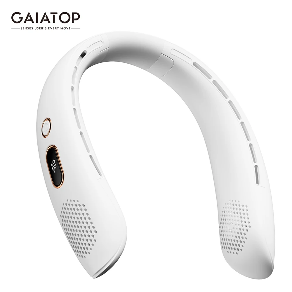 GAIATOPNeckFanLEDDisplay360RechargeablePortableNeckFan3