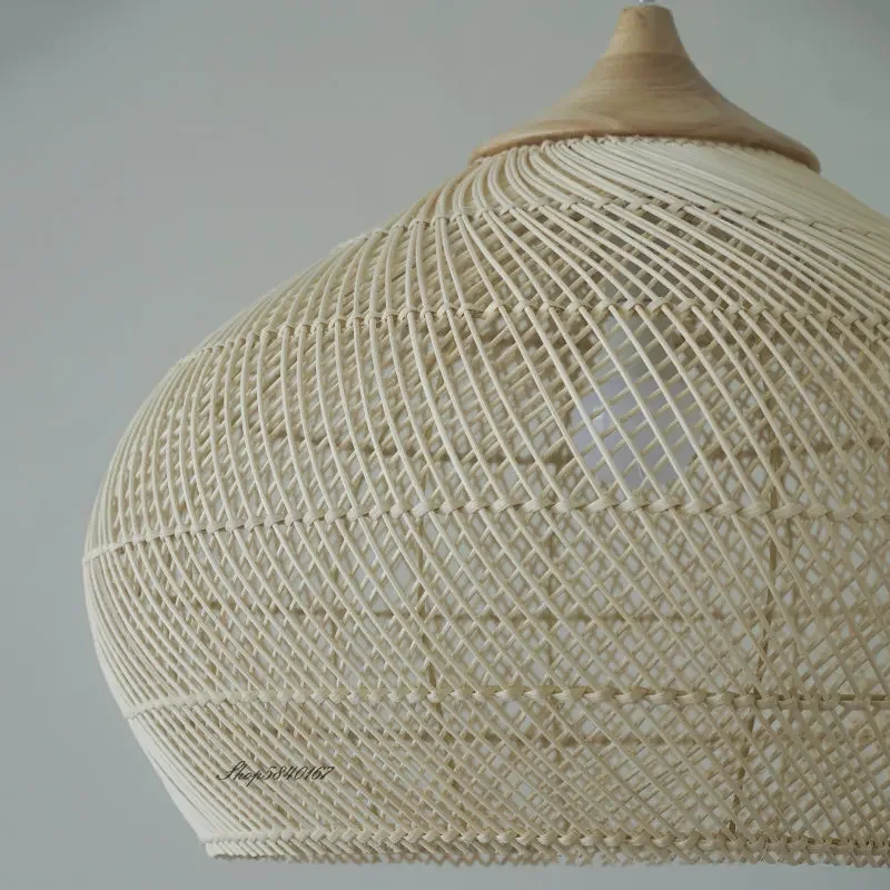 Southeast Asian Rattan Pendant Light Ceiling light Dining Room Restaurant wicker Light Fixture Loft suspension