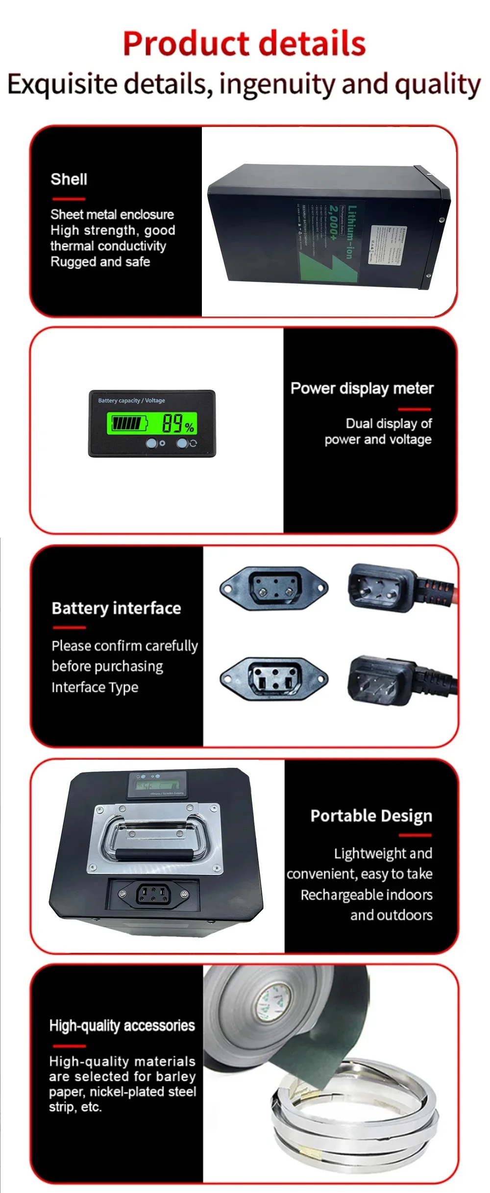S046b80555fd6490598a681d5ec2990556 Super Soco Battery 17S, 60V, 50Ah, 40Ah, 30Ah Original Replacement Large Capacity Support Bluetooth APP Display TC, TS Mallzona