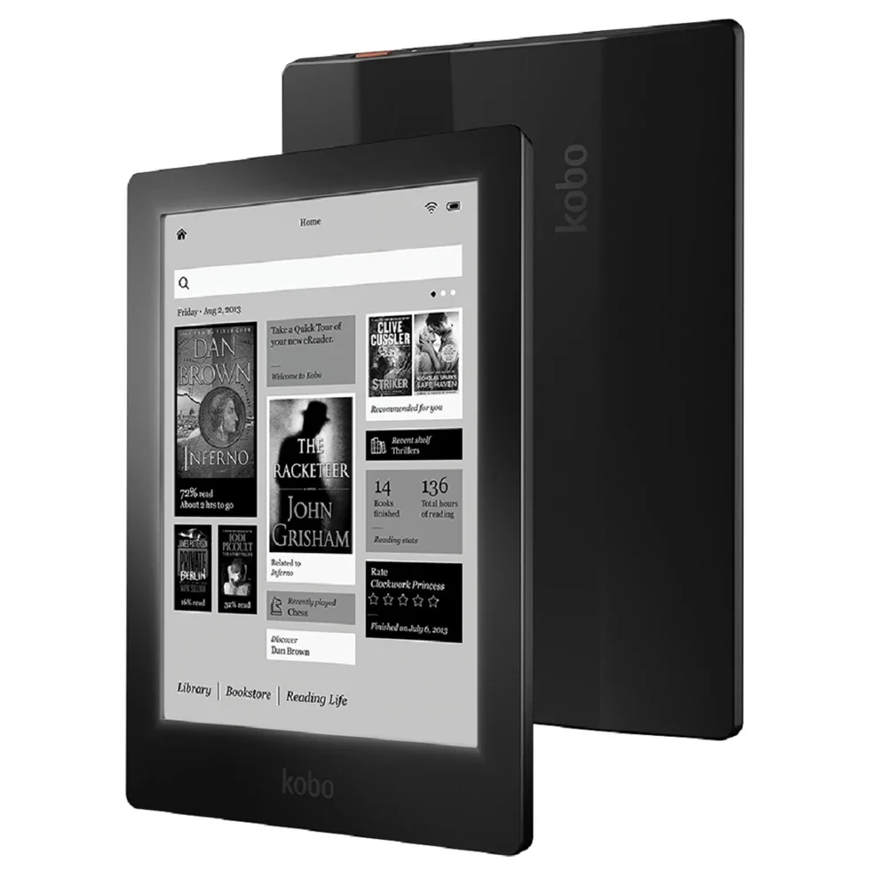 Kobo Aura HD 6.8" N204 New ebook reader onyx book 1440x1080 256PPI eReader e-ink with Light touch e-books Reader likebook libros