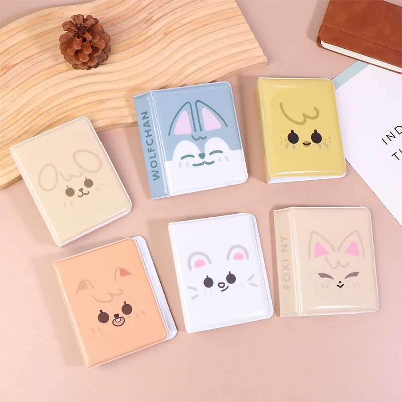Cartoon Animal 3 Inch Album Photo Postcard Storage Album Idol Pictures Collection Kpop Card Binder Name Card Book