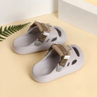 Children's sandals, boys' and girls' slippers, fashionable outdoor shoes, walking shoes, hiking shoes, anti slip beach shoes 5