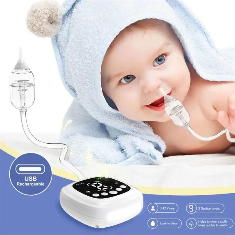 M89C Nasal Aspirator for Baby 9 Level Nasal Suckers Electric Nose Aspirator
