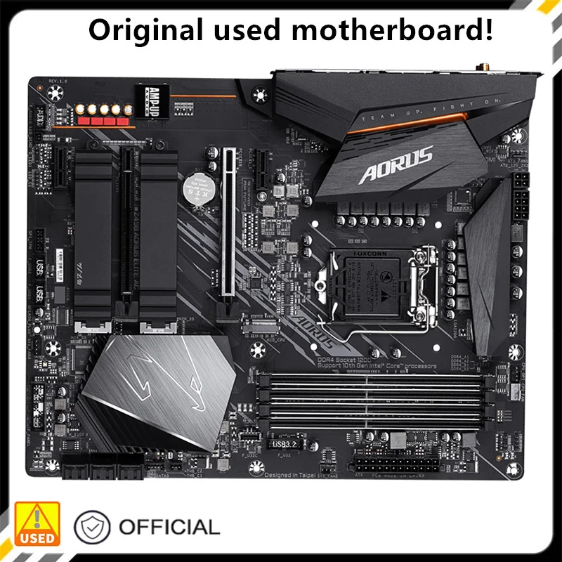 Per Z490 Aorus Elite Ac Originale Usato Desktop Intel Z490 128Gb Ddr4 Scheda Madre Lga 1200 I7/I5/I3 Usb3.0 Sata3