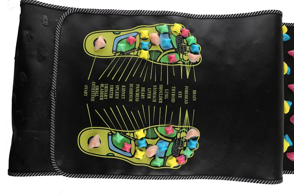 Fingerpressure Board Foot Massage Pad Health Acupoint Reflexology Walking Pressure Board Imitation Goose Soft Stone Road