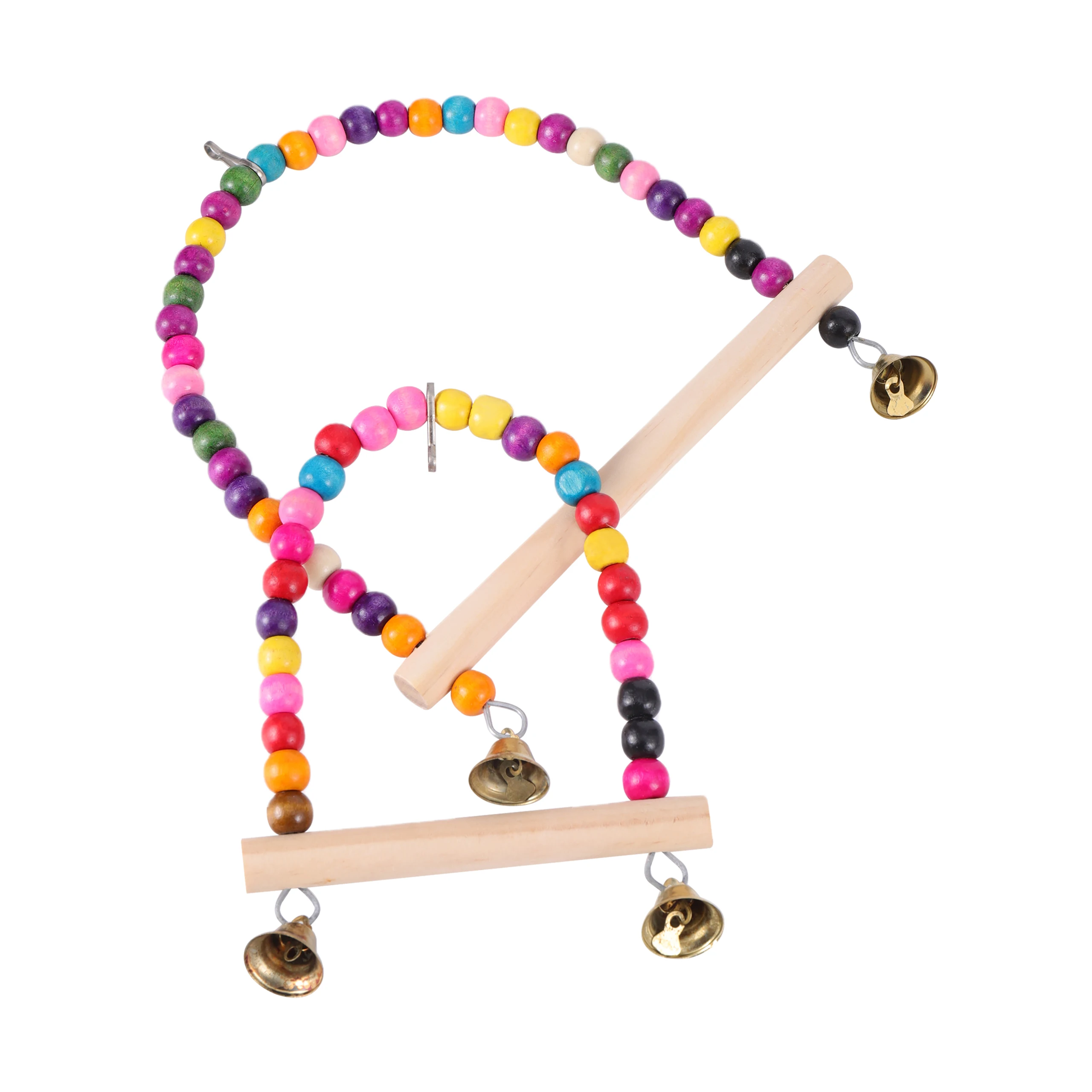 Parrot Bird Toys Accessories Articles Parrot Bite Pet Bird Toy For Training Toy Swing Ball Bell Standing