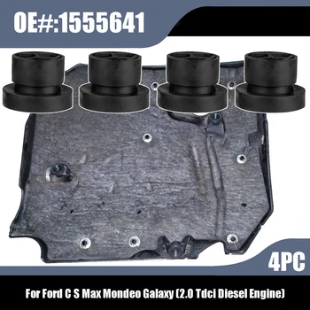 Per Volvo C30 C70 S40 V50 S80 V70 2006 4 pezzi 2.0 motore diesel coperchio superiore passacavo tampone in gomma montaggio boccola tappo parti del motore