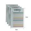 50 Sheets To Do List Notepad Color To Do List Sticky Notes Adhesive Memo Pad Rainbow Style Portable Daily Planner List Notepad 1