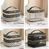 Double-layers Black Mesh Cosmetic Bag Travel Portable Large-Capacity Makeup Case Organizer Storage Pouch Zipper Toiletry Bags 5