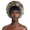 New Silk Sleeping Cap Night Hat Head Cover Bonnet Satin Cheveux Nuit For Curly Hair Care Women Beauty Maintenance Designer 1