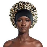 New Silk Sleeping Cap Night Hat Head Cover Bonnet Satin Cheveux Nuit For Curly Hair Care Women Beauty Maintenance Designer 1