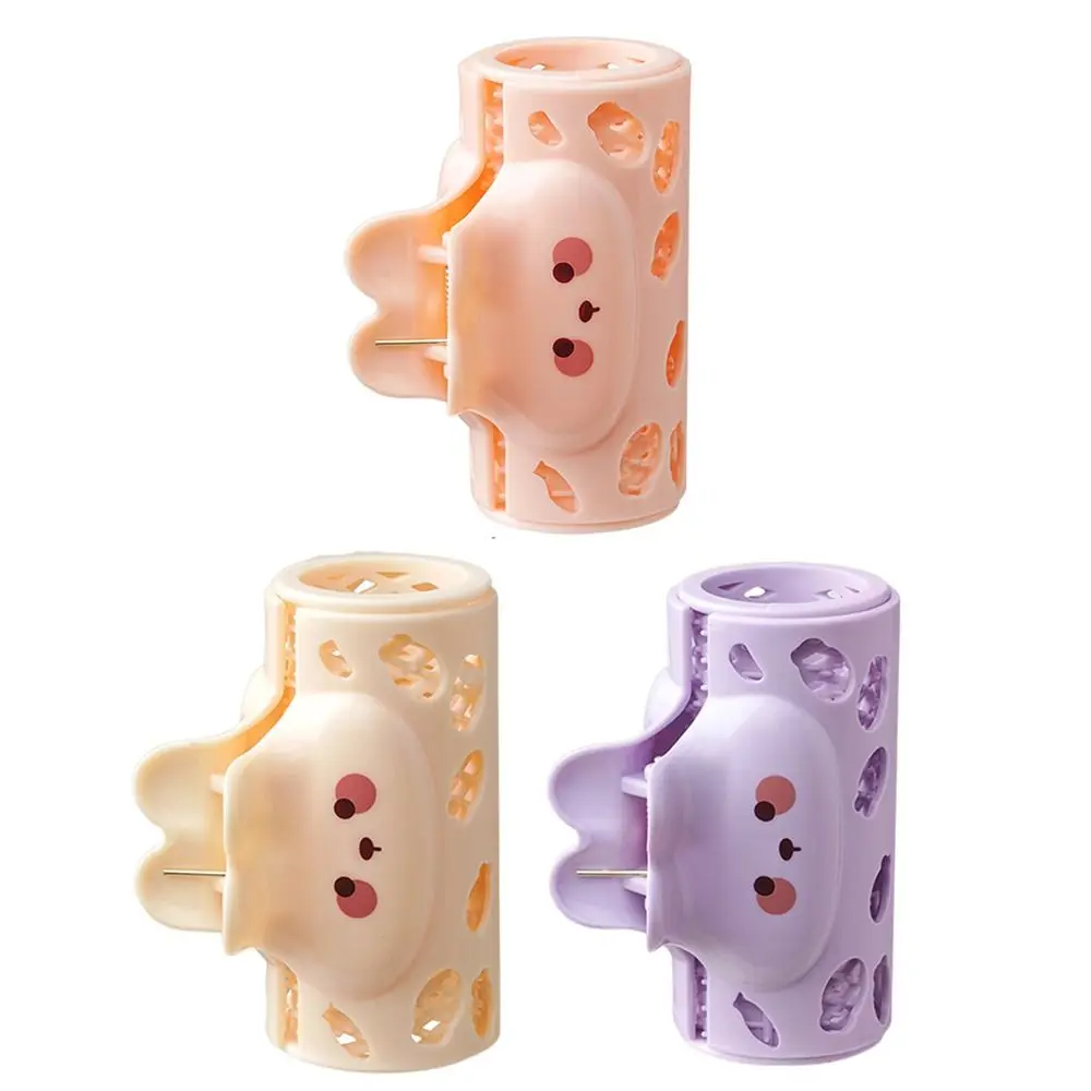 1/2Pairs Plastic Hair Roller for Bangs Fluffy Hair Plastic Material Air Bangs Curling Tube Self-adhesive DIY Styling