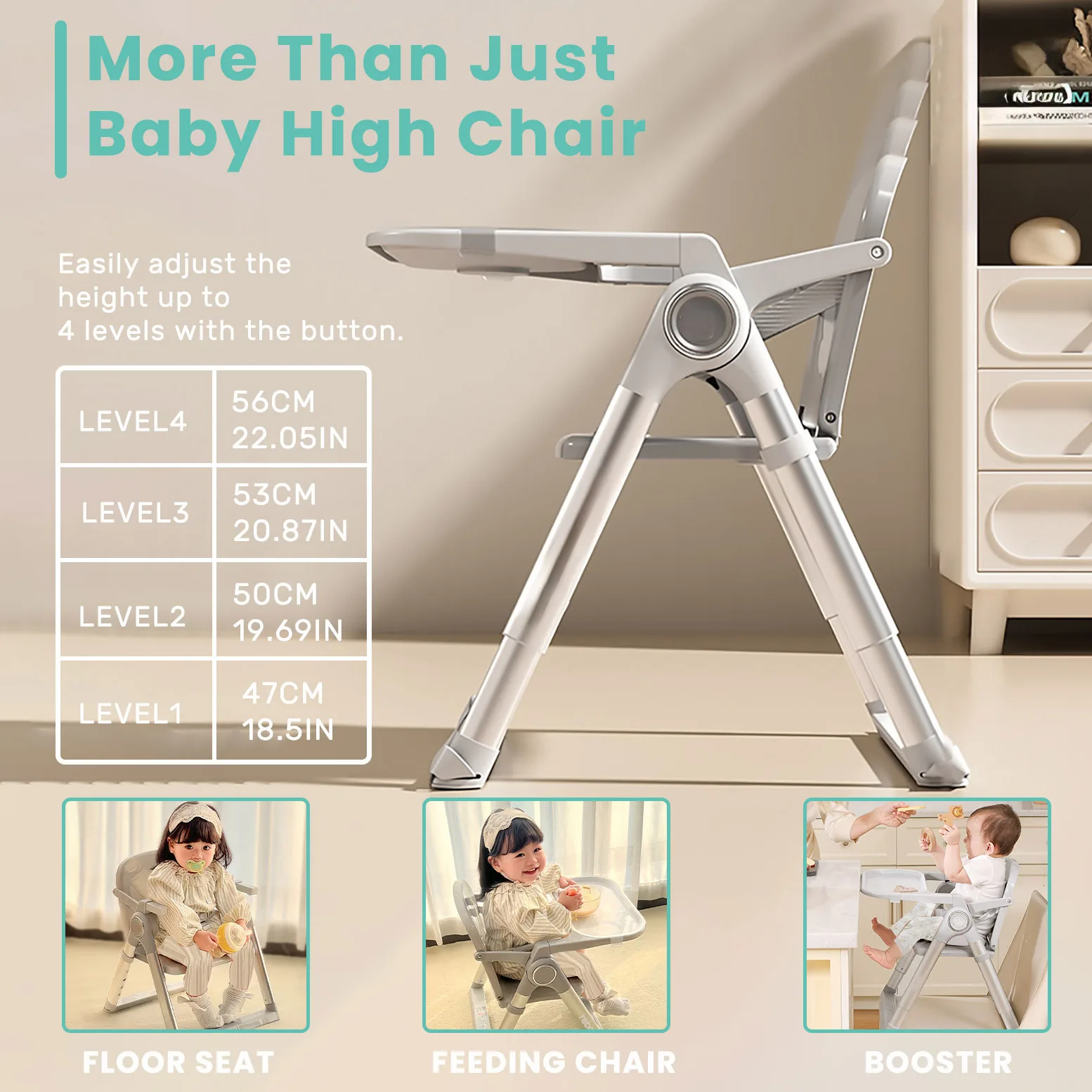 Folding Baby Booster Seat 5