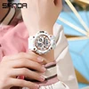 SANDA Brand G Style Ladies' Watches 50M Waterproof Outdoor Sports Military Quartz Watch For Women LED Digital Wristwatch Clock 6