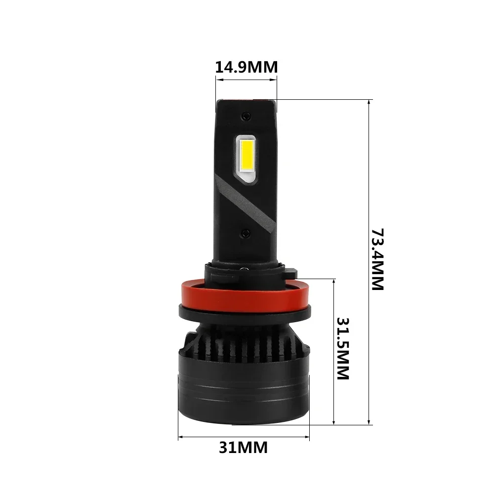 F3 H7 H11 Led Headlight H4 H8 H9 H11 HB3 Car Headlamp for KIA for NISSAN HONDA MITSUBISI ISUZU DAIHATSU CANBUS