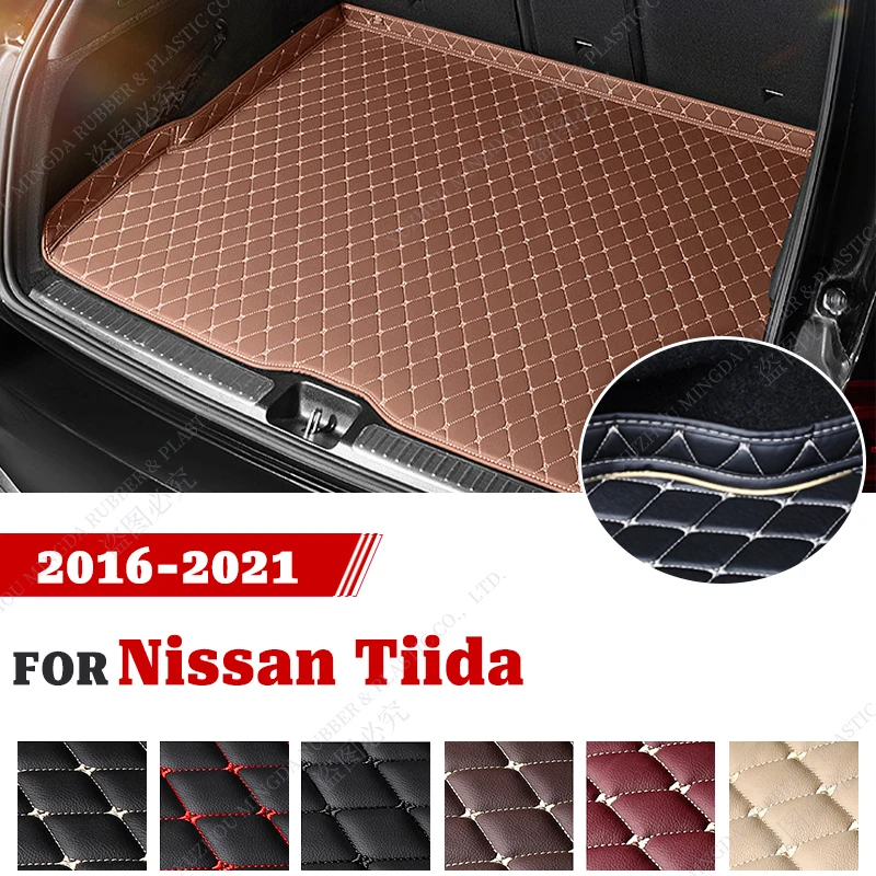 

Car Trunk Mat For Nissan Tiida 2016 2017 2018 2019 2020 2021 Custom Car Accessories Auto Interior Decoration