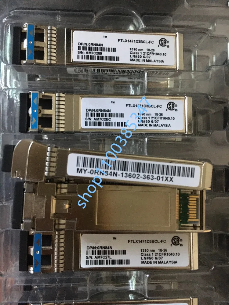 Single mode sfp 10g 10KM/0RN84N/FTLX1471D3BCL-FC/LR 10gb sfp 1310nm  transceiver switch