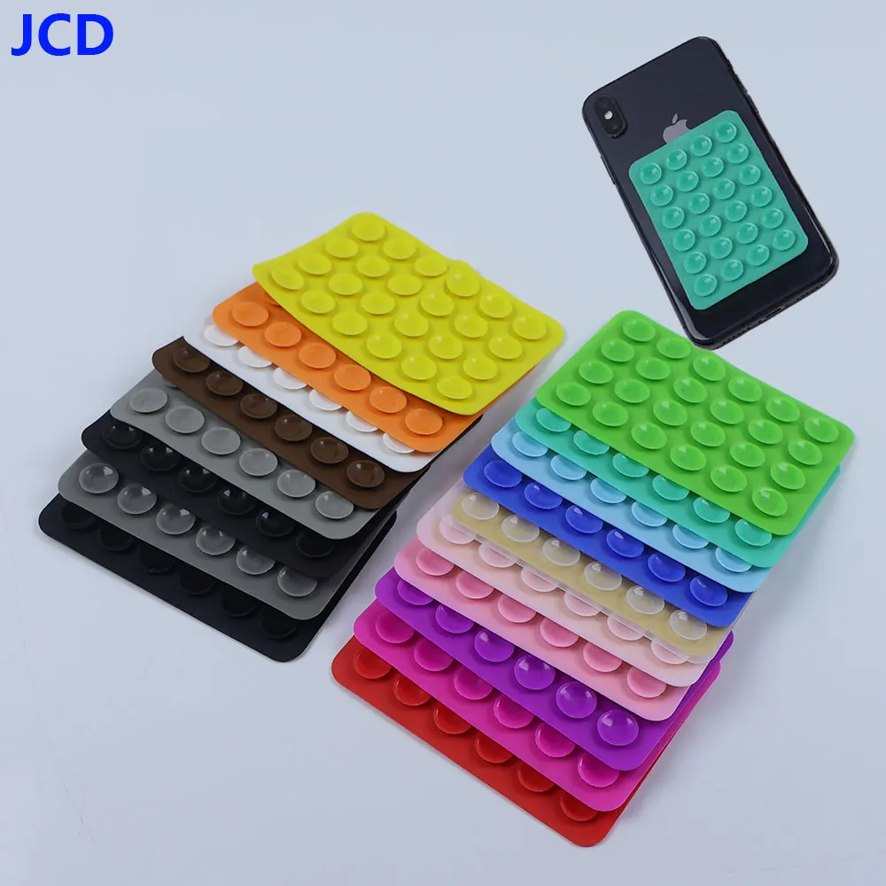 5Pcs Hands Free Silicone Suction Phone Case Strong Adhesive Stand for IPhone 15 14 13 12 Pro Samsung S24 S23 Back Cover Phone Ho